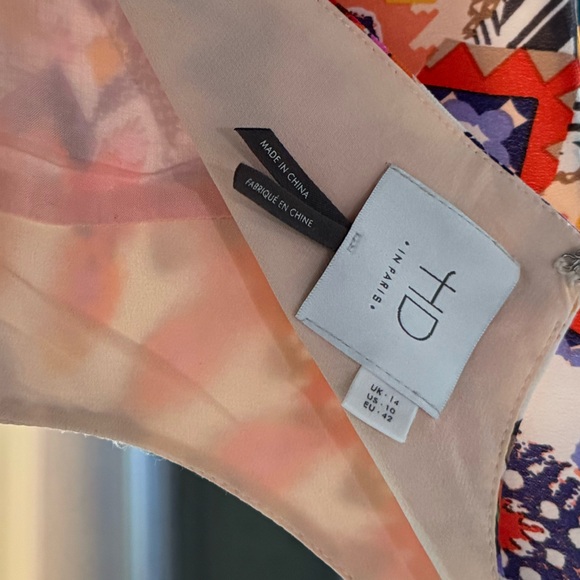 Anthropologie HD In Paris Solstice Silk Dress - Picture 5 of 5